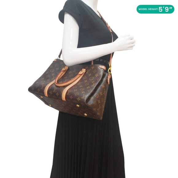 Louis Vuitton Soufflot MM Monogram Canvas Shoulder Bag Brown - Picture 2 of 16